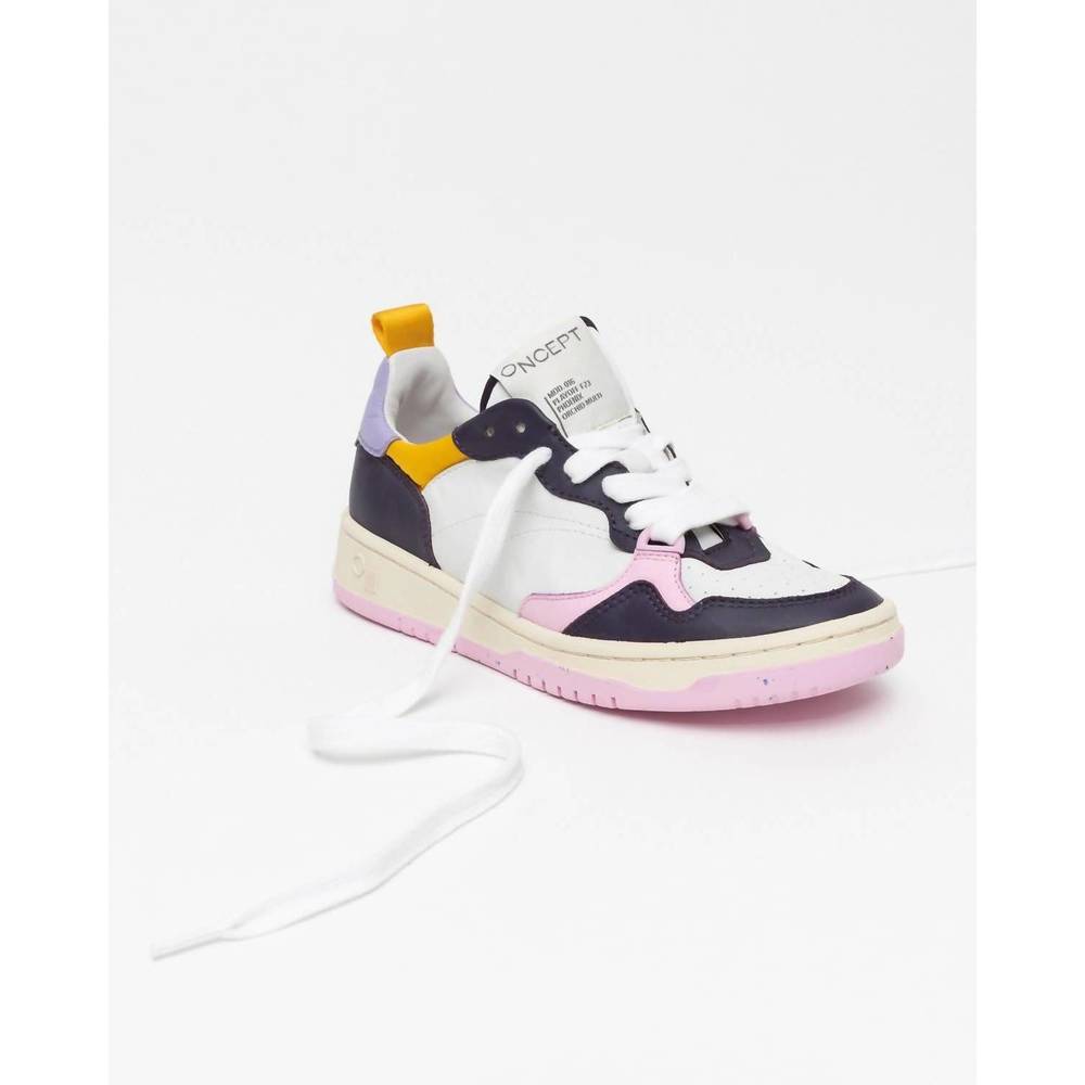 NEW ONCEPT phoenix retro courtside sneaker in orchid multi - Picture 2 of 5